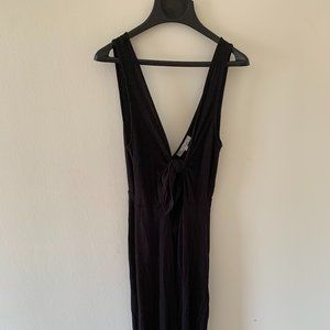 Black Jumpsuit with Tie